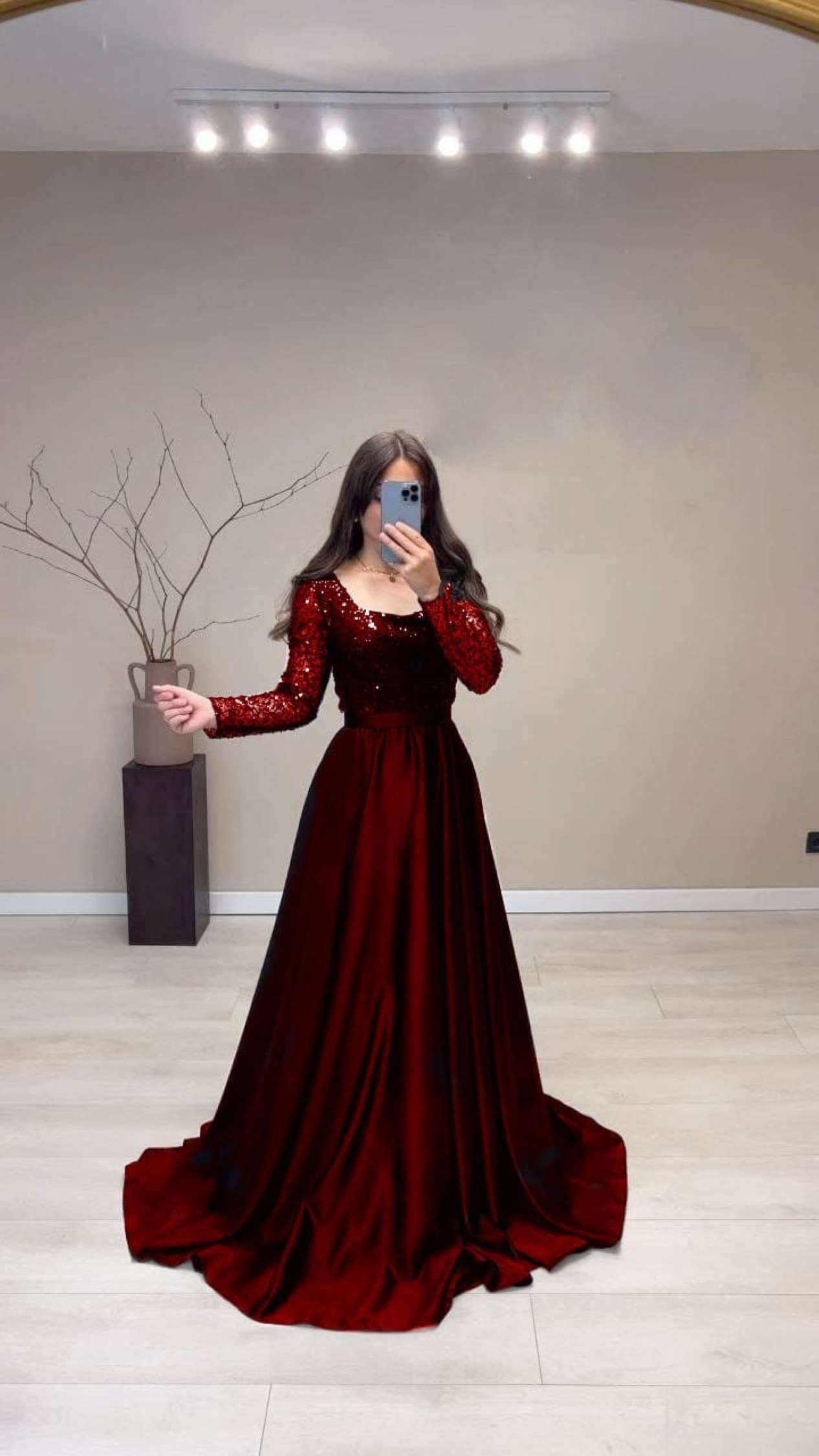 Sumshy Designer Sequence Heavy Silk Gown