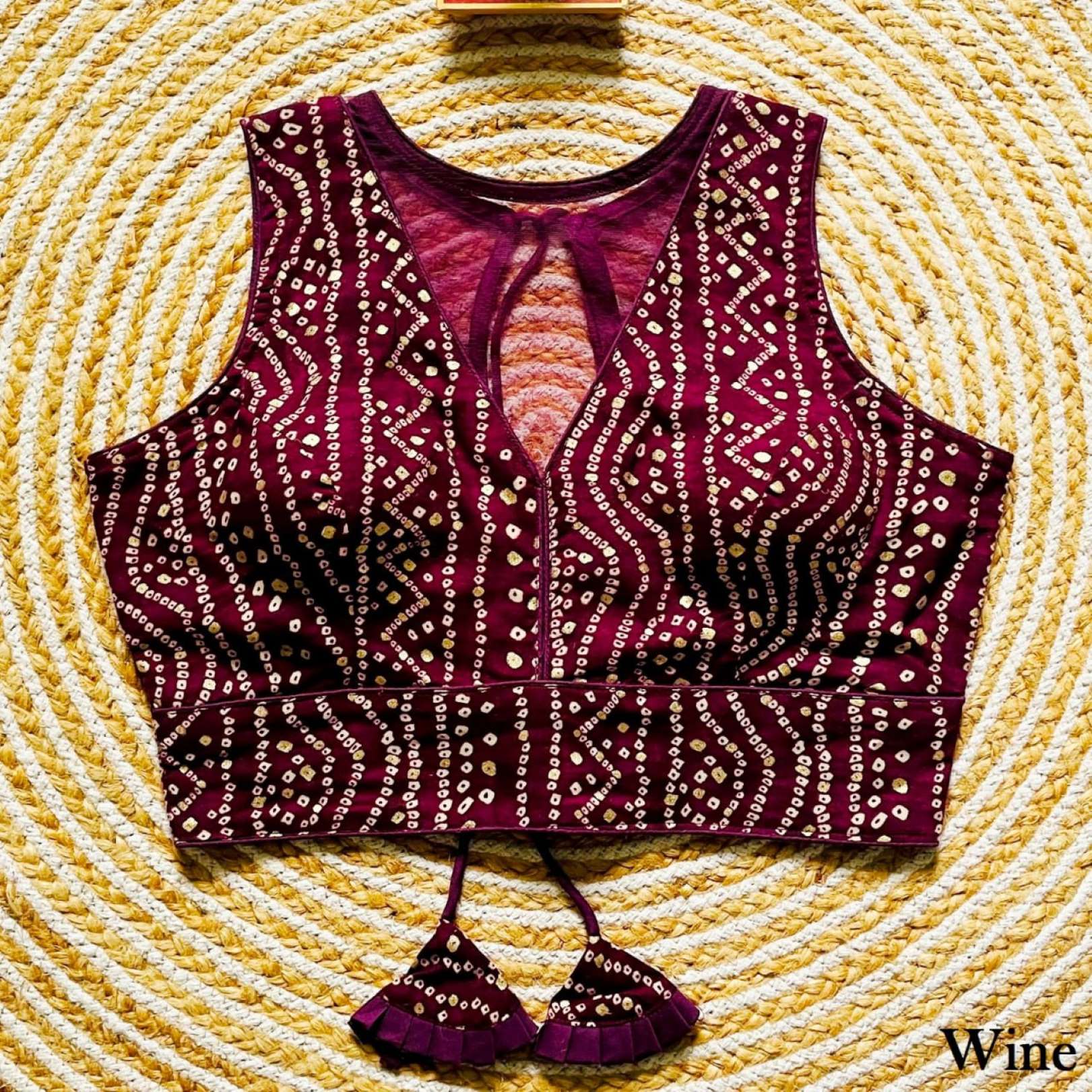 Sumshy Ladies Wear Printed Milan Silk Readymade Blouse