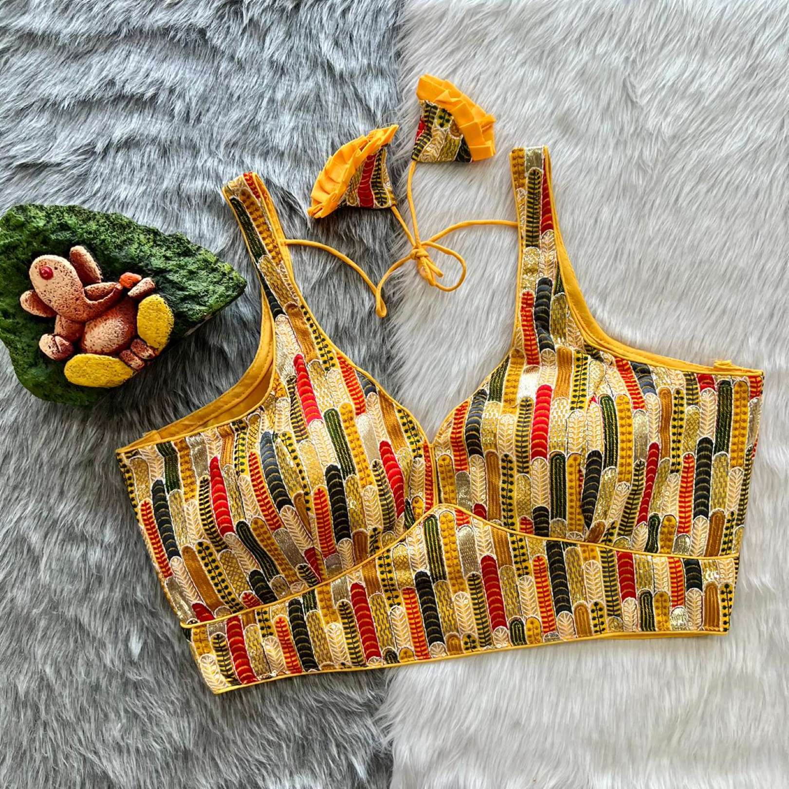 Sumshy Party Wear Embroidery Georgette Readymade Blouse