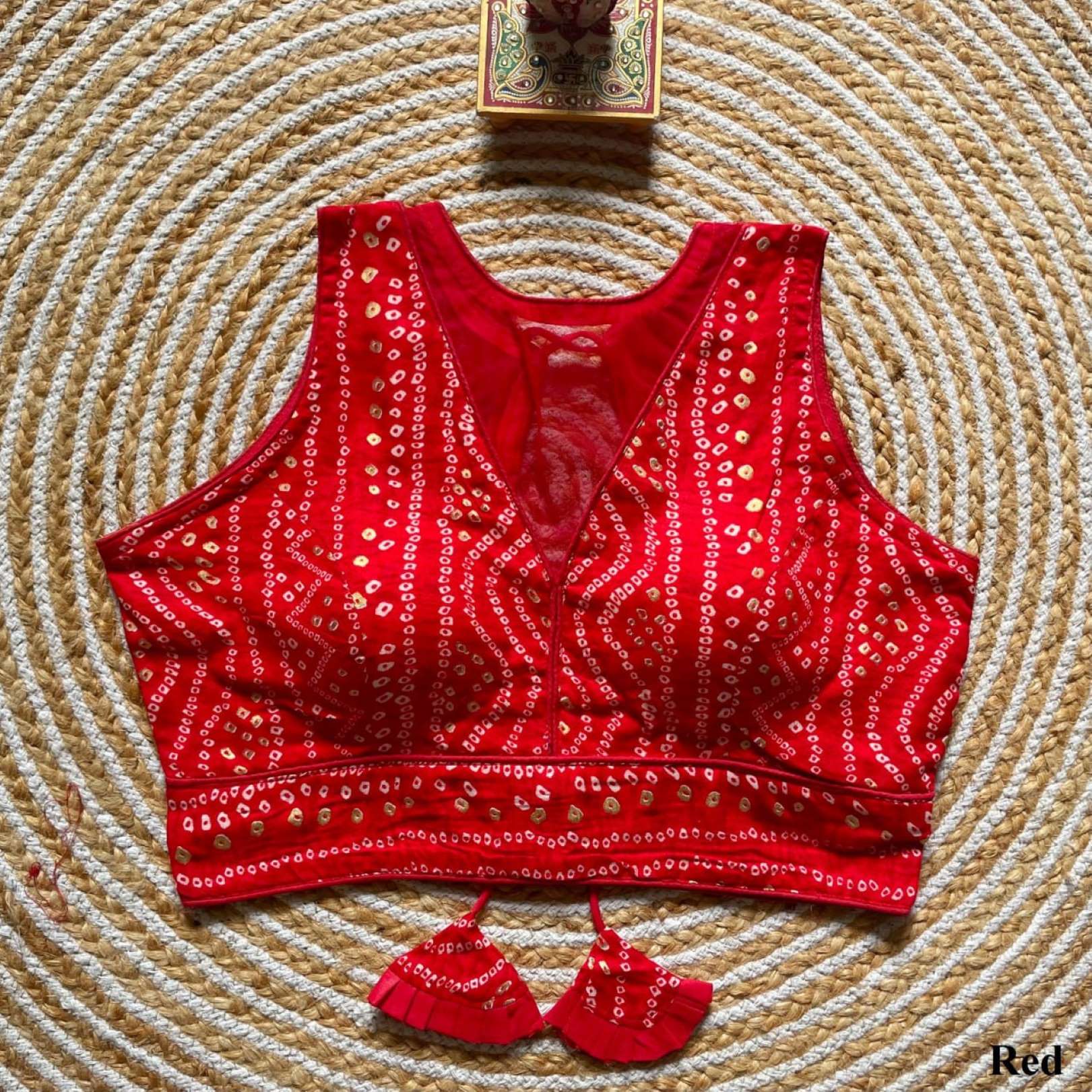 Sumshy Ladies Wear Printed Milan Silk Readymade Blouse