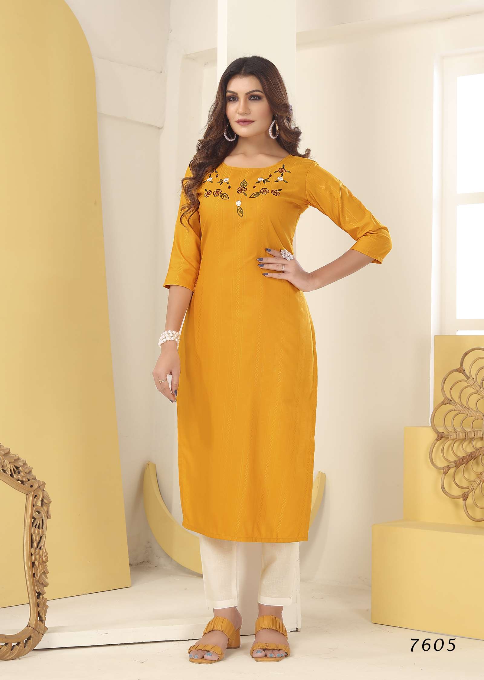 Moksh International Diva Vision Silk Ladies Kurtis