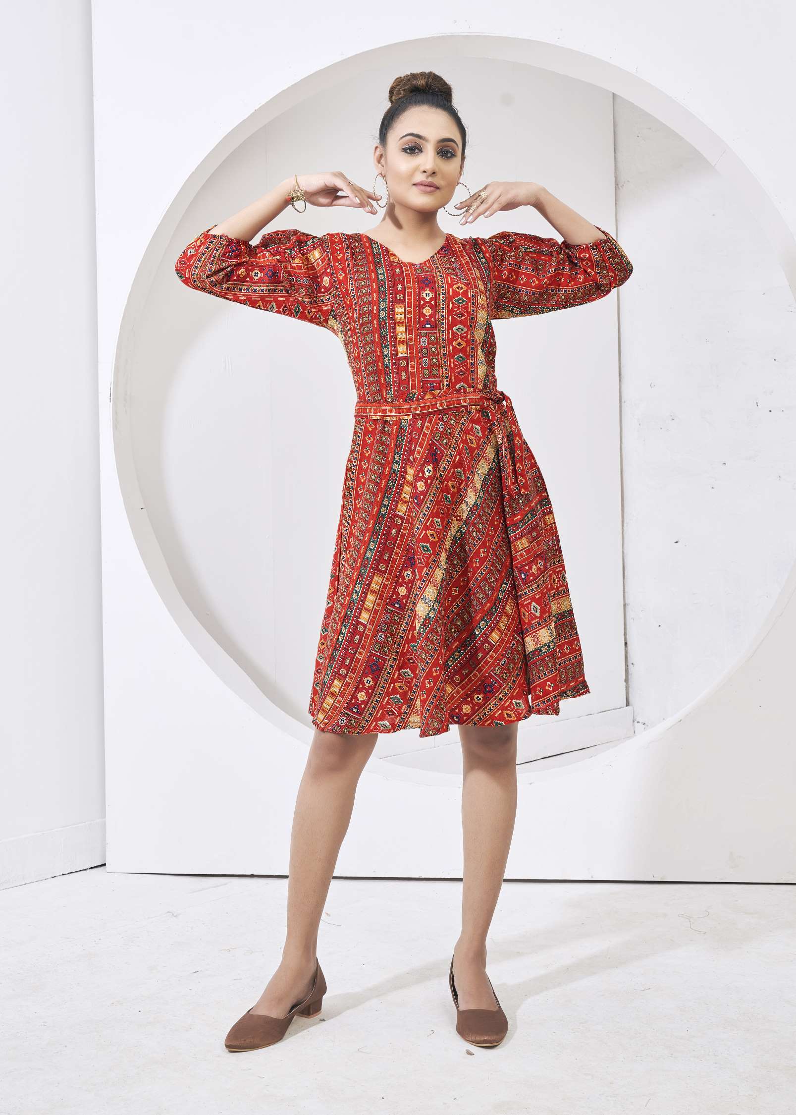 Moksh International Darling Printed Cotton One Piece