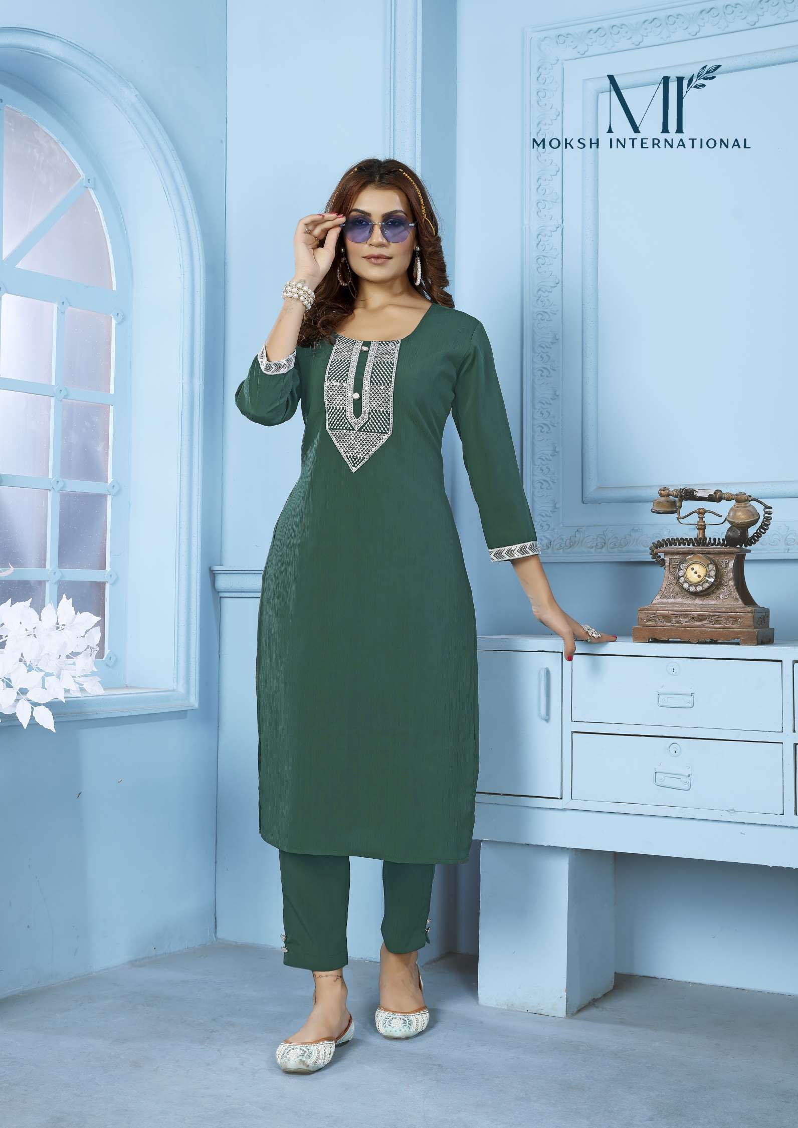 Moksh International Goldy Vol.2 Rinkal Cotton Top Bottom