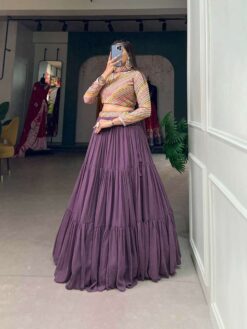 Sumshy Wedding Wear Georgette Lehenga Choli