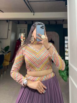 Sumshy Wedding Wear Georgette Lehenga Choli