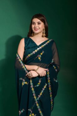 Sumshy Kabiri Designer Heavy Georgette Sarees