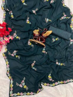 Sumshy Kabiri Designer Heavy Georgette Sarees