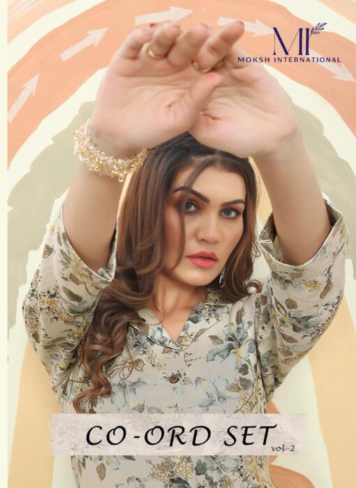 Moksh International Printed Rayon Co Ord Set Vol 2 Collection