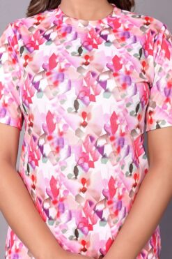 Sumshy Printed Cotton Lycra Ladies Co-ord Set