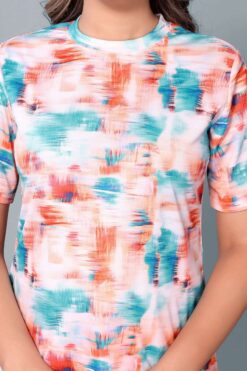 Sumshy Women Printed Cotton Lycra Co-Ord Set