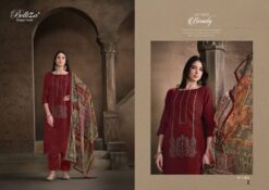 Belliza Jashn E Ishq Vol 7 Cotton Embroidered Dress Material