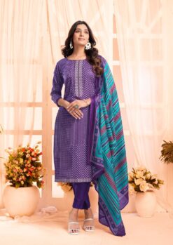 Yashika Erina Cotton Printed Dress Material Collection