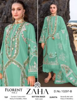 Zaha Florent Vol 2 Pakistani Salwar Kameez Collection