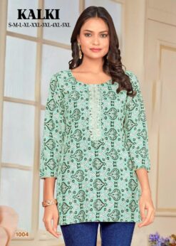 Kalki 1001 Rayon Regular Wear Top Collection