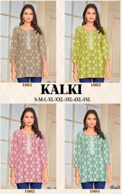 Kalki 1001 Rayon Regular Wear Top Collection