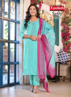 Taniksh Softy Vol 1 Kurti Bottom With Dupatta Collection