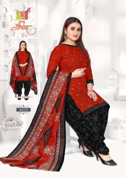 Snb Radhika Vol 3 Ready Made Soft Cootn Patiyala Suit