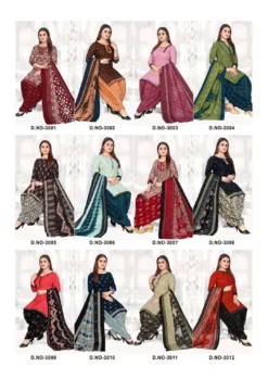 Snb Radhika Vol 3 Ready Made Soft Cootn Patiyala Suit