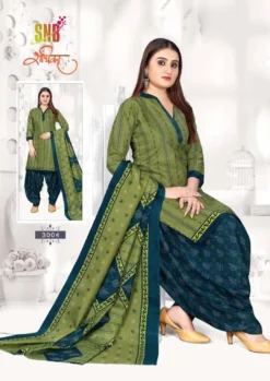 Snb Radhika Vol 3 Ready Made Soft Cootn Patiyala Suit