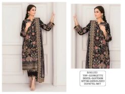 Sumshy KF153 Georgette Pakistani Dress Material