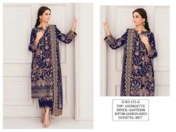 Sumshy KF153 Georgette Pakistani Dress Material