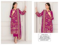 Sumshy KF153 Georgette Pakistani Dress Material