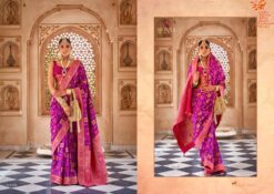 REWAA GANGOTRI SILK BANARASI BROKET SAREE