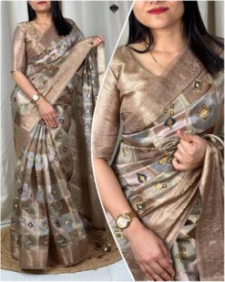 Sumshy Nythra Banarasi Modal Silk Saree Collection