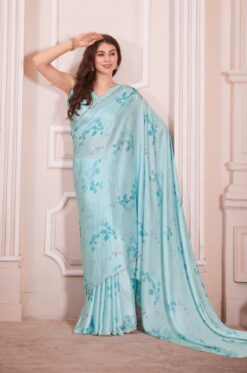 Mehak 642 Series Pure Satin Georgette Saree Collection