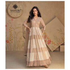 SAYURI DESIGNER FLORAL VOL-2 Gown with Dupatta