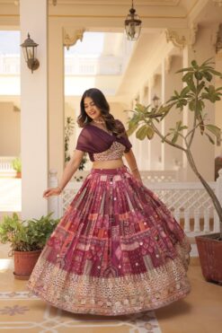 Sumshy 5032 Russian Silk Designer Lehenga Choli Collection