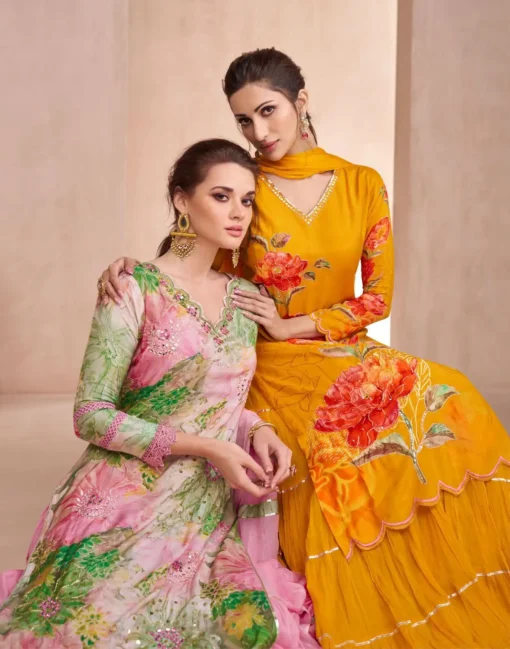 Designer Sayuri Dahleez Sharara Suit New Collection