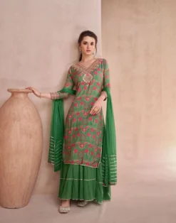Designer Sayuri Dahleez Sharara Suit New Collection