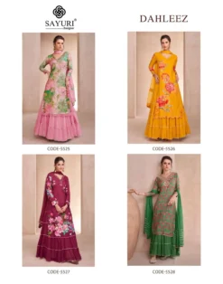 Designer Sayuri Dahleez Sharara Suit New Collection