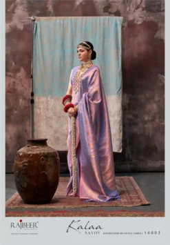 Rajbeer Kalaa Savoy Handloom Silk Sarees for Weddings
