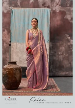 Rajbeer Kalaa Savoy Handloom Silk Sarees for Weddings