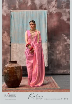 Rajbeer Kalaa Savoy Handloom Silk Sarees for Weddings