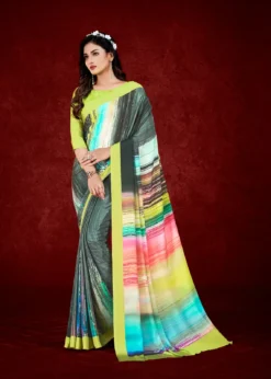 Jivora Espana Digital Printed Crepe Saree Online