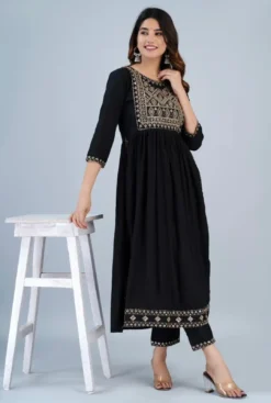 Beautiful Rayon Kurti Pant Set Collection