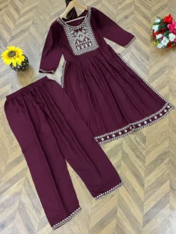 Beautiful Rayon Kurti Pant Set Collection