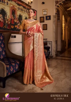 KL-Enterprise Kavykala Silk Tissue Silk Saree Under 5000