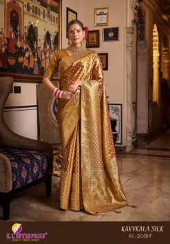 KL-Enterprise Kavykala Silk Tissue Silk Saree Under 5000