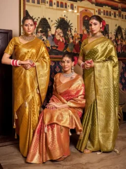 KL-Enterprise Kavykala Silk Tissue Silk Saree Under 5000