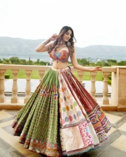 Designer Lehenga Choli Multicolor Fancy Blouse