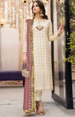 Designer Maryam 170 Pakistani Suit With Embroidery Work