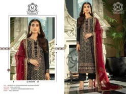Designer Georgette Pakistani Dress Material With Embroidery Work