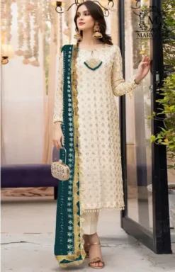 Designer Maryam 170 Pakistani Suit With Embroidery Work
