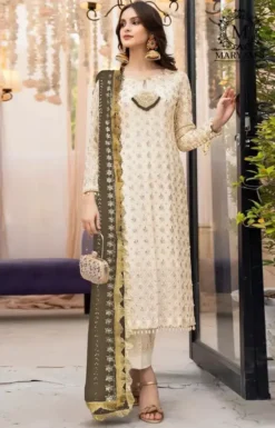 Designer Maryam 170 Pakistani Suit With Embroidery Work