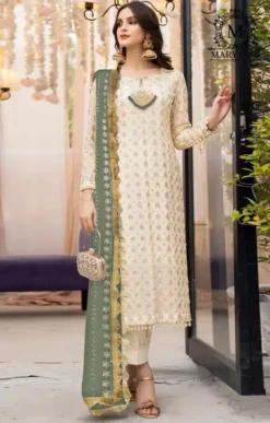 Designer Maryam 170 Pakistani Suit With Embroidery Work