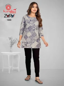 Kundan Zara Vol 1 Short Top Design for Women